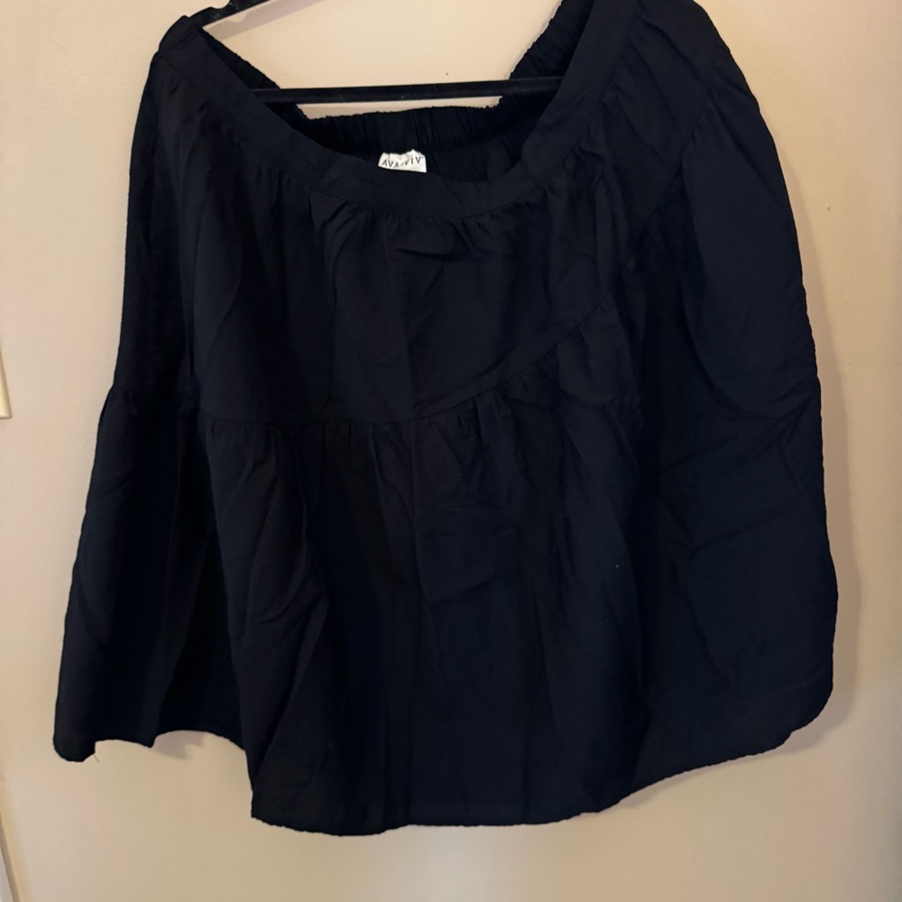 Ava & Viv Classic Black Skirt